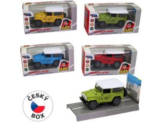 Obrázek z Auto Jeep kov 9,5cm, zpětný chod 